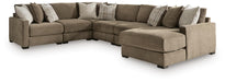 Camellia-Court Sectional with Chaise - Eclectic 79 Furniture Store