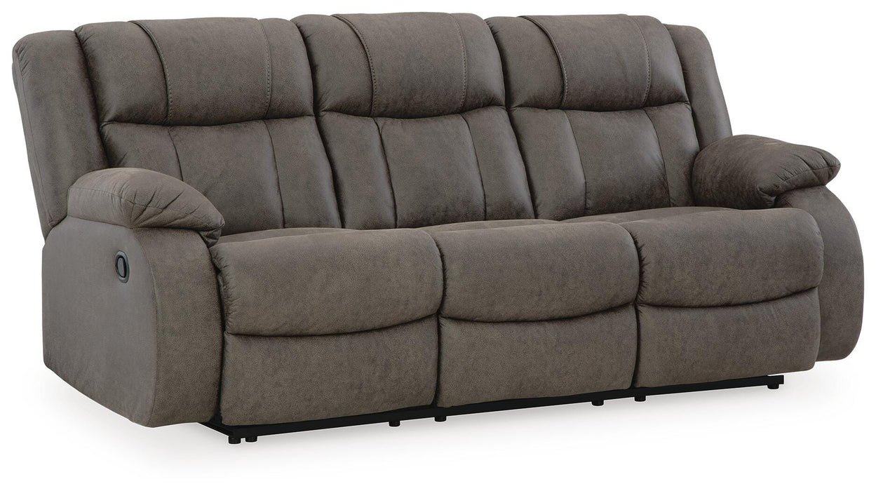 First Base Reclining Sofa - Eclectic 79 Furniture Store