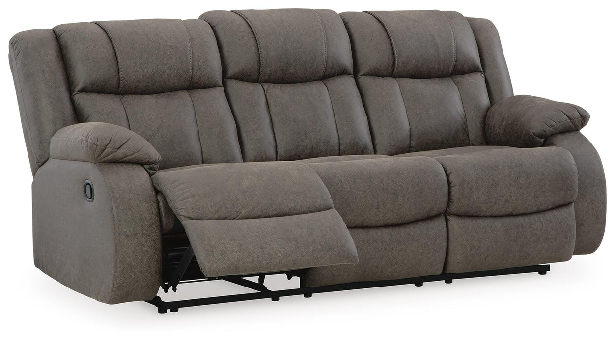 First Base Reclining Sofa - Eclectic 79 Furniture Store