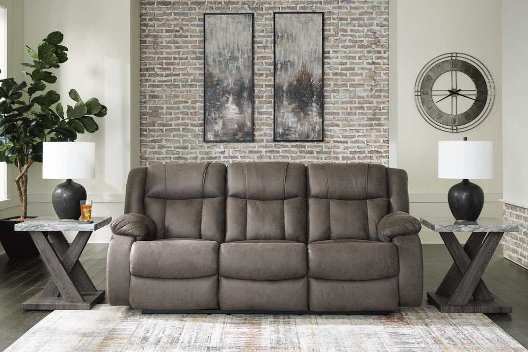 First Base Reclining Sofa - Eclectic 79 Furniture Store