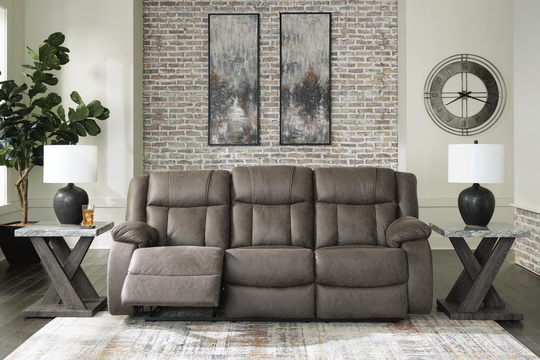 First Base Reclining Sofa - Eclectic 79 Furniture Store