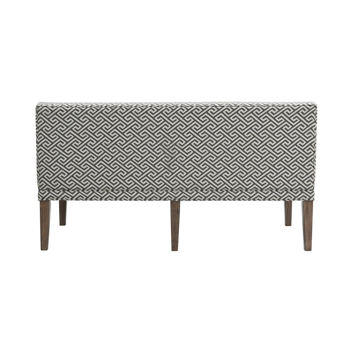 Gramercy Dining Three Seat Sofa w/Seven Pillows