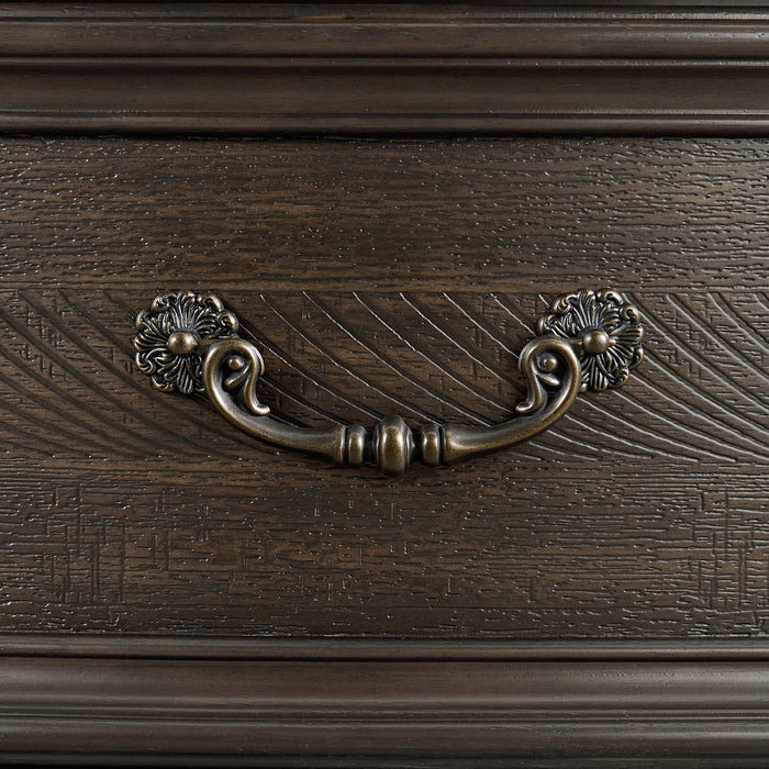 Brunswick 5-Drawer Chest in Mahogany