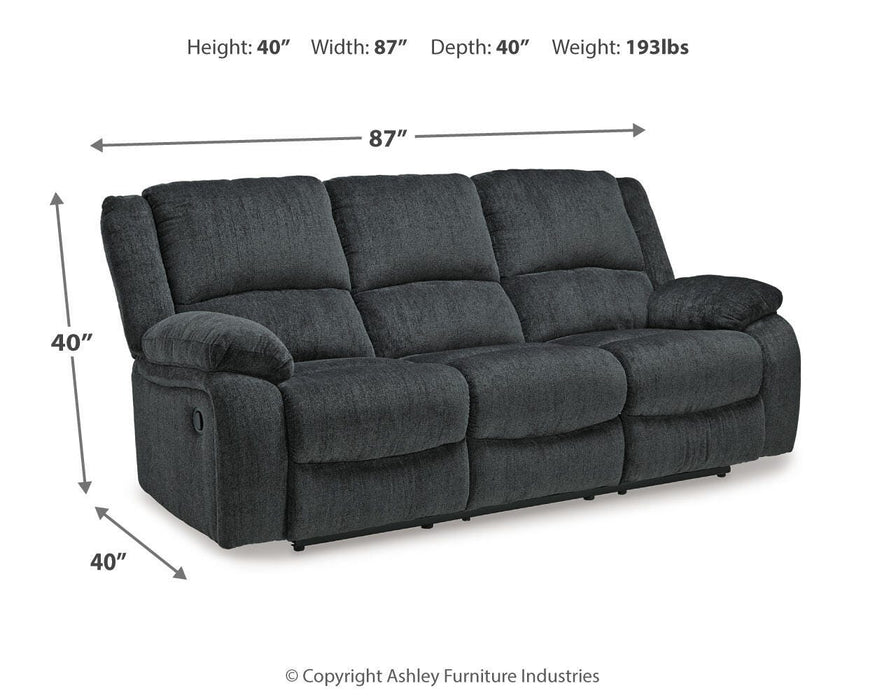 Draycoll Reclining Sofa - Eclectic 79 Furniture Store