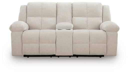 Orlen Reclining Loveseat with Console - Eclectic 79 Furniture Store