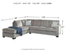 Altari Sectional with Chaise - Eclectic 79 Furniture Store