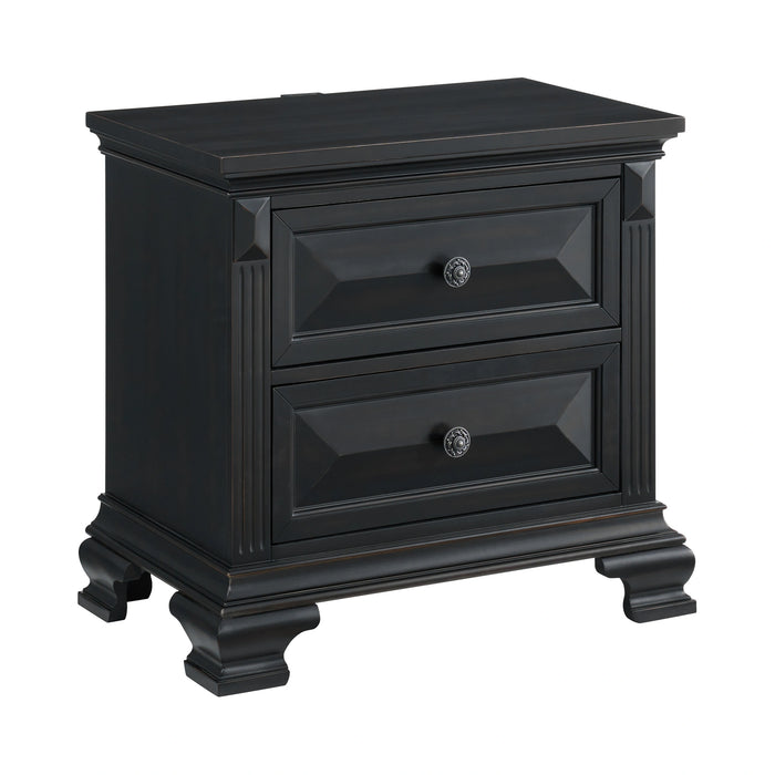 Bridgestone 2-Drawer Nightstand with USB