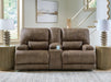 Beckley Place Power Reclining Loveseat with Console - Eclectic 79 Furniture Store