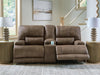 Beckley Place Power Reclining Loveseat with Console - Eclectic 79 Furniture Store
