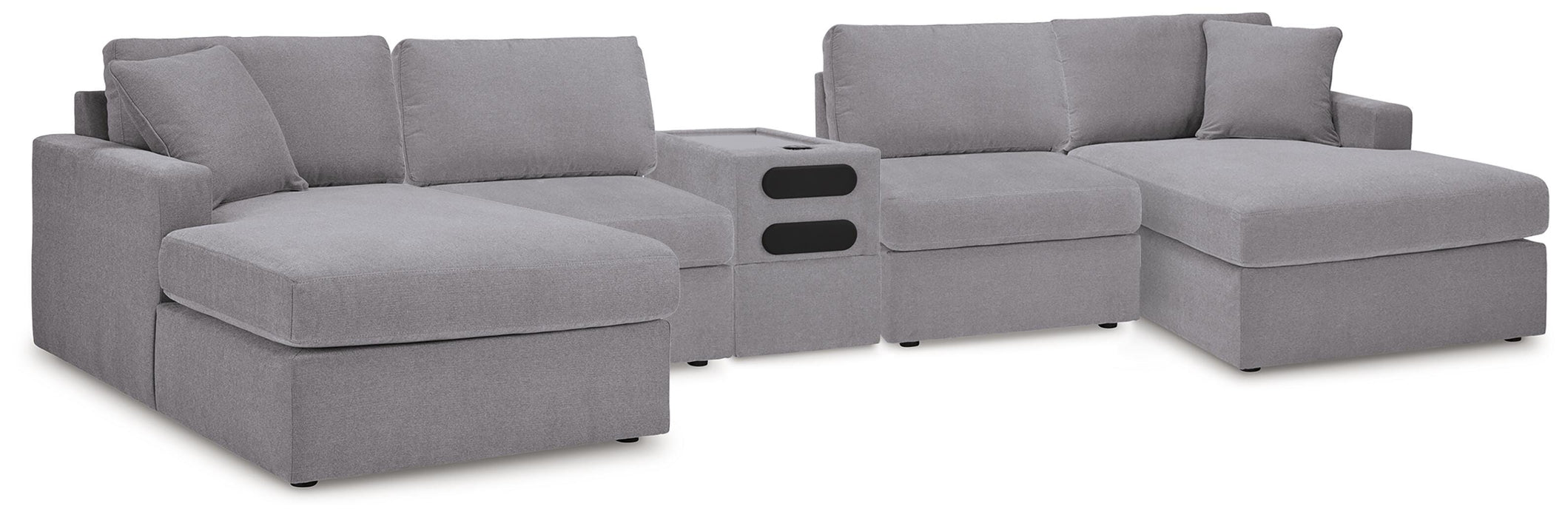 Modmax 5 Piece Sectional with Audio Console - Eclectic 79 Furniture Store