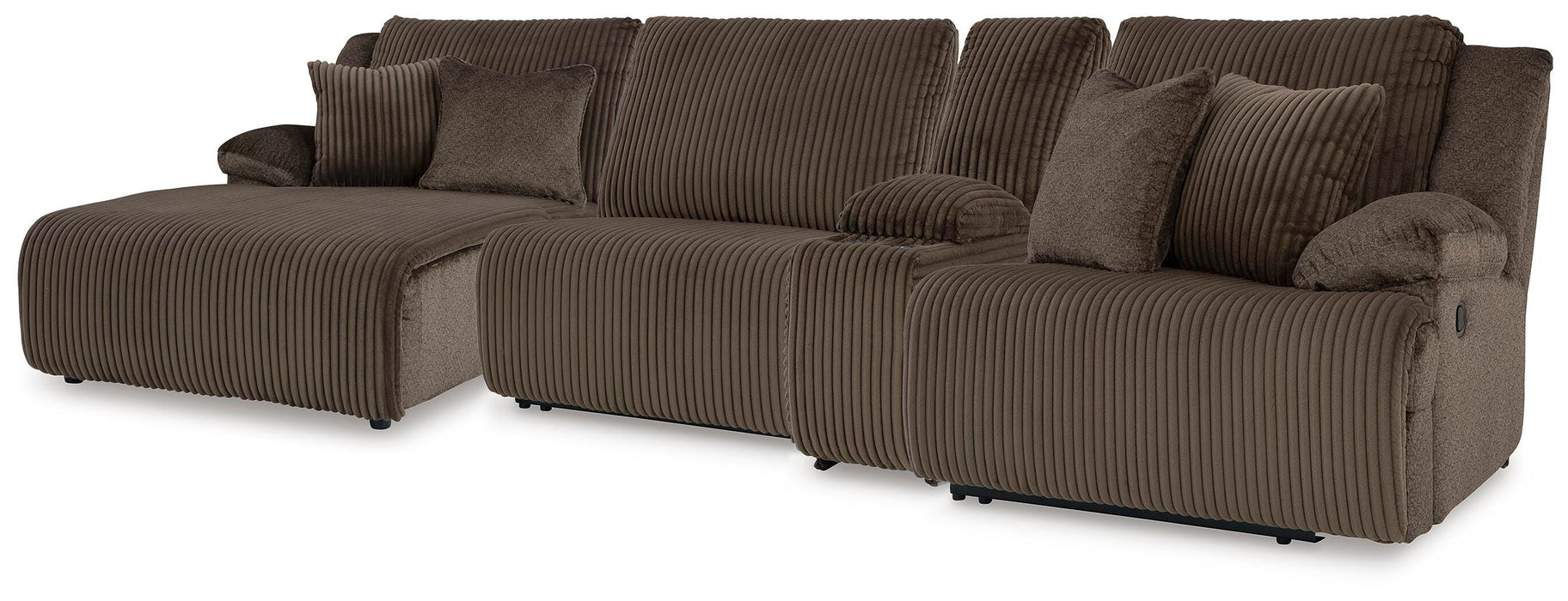 Top Tier Reclining Sectional with Chaise - Eclectic 79 Furniture Store