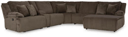 Top Tier Reclining Sectional with Chaise - Eclectic 79 Furniture Store