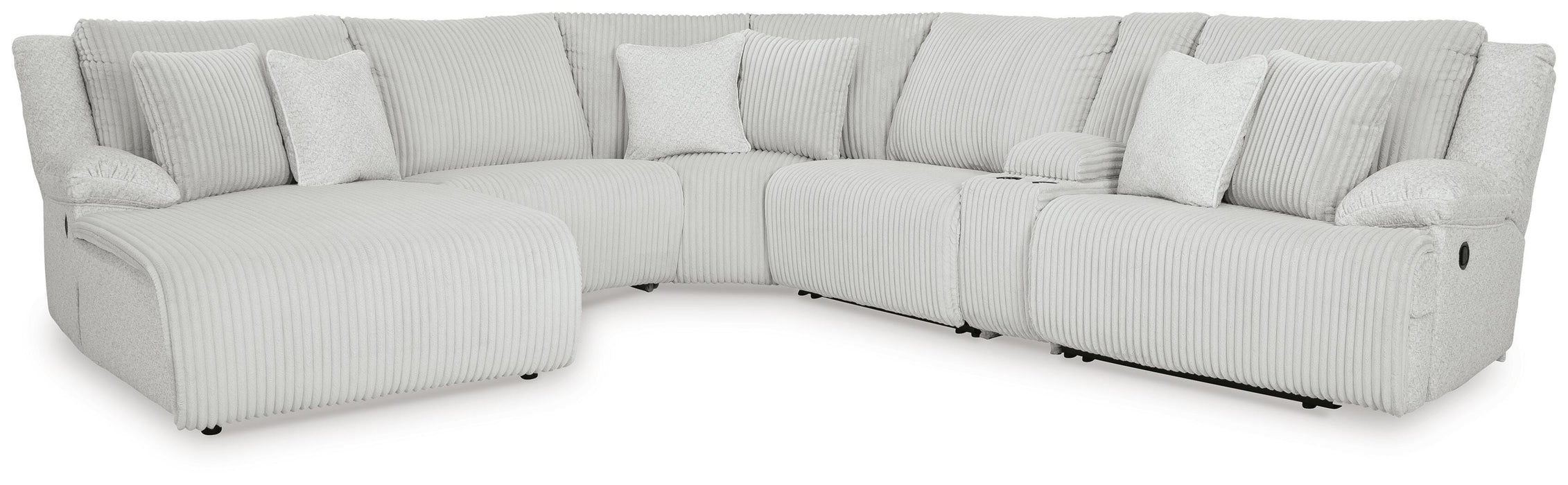 Top Tier Reclining Sectional with Chaise - Eclectic 79 Furniture Store