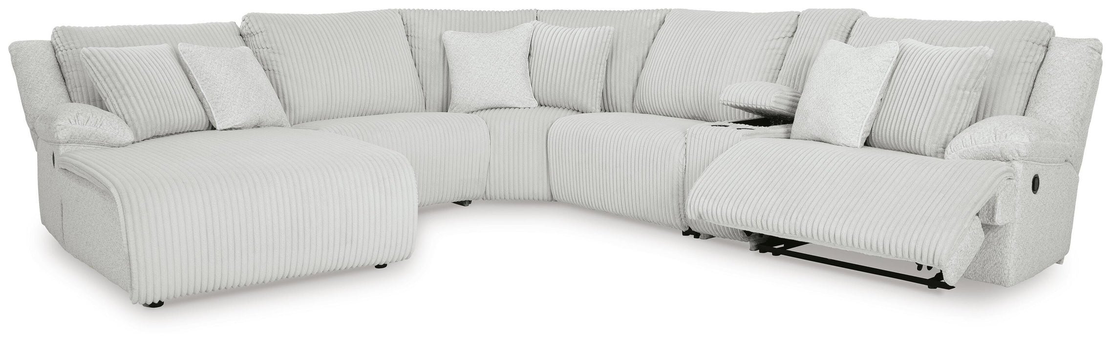 Top Tier Reclining Sectional with Chaise - Eclectic 79 Furniture Store