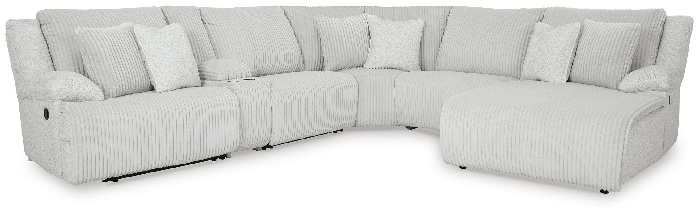 Top Tier Reclining Sectional with Chaise - Eclectic 79 Furniture Store