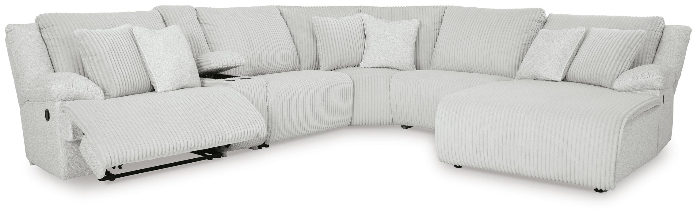 Top Tier Reclining Sectional with Chaise - Eclectic 79 Furniture Store