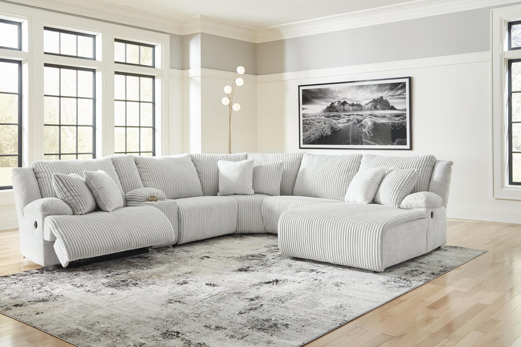 Top Tier Reclining Sectional with Chaise - Eclectic 79 Furniture Store