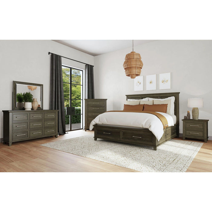 Canterbury Dresser and Mirror Set