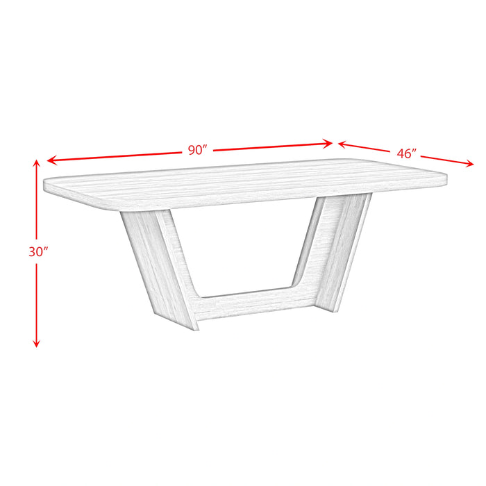 Ridgemont Rectangular Dining Table in Natural