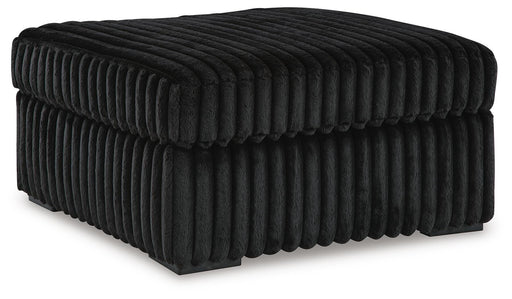 Midnight-Madness Oversized Accent Ottoman - Eclectic 79 Furniture Store