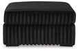 Midnight-Madness Oversized Accent Ottoman - Eclectic 79 Furniture Store