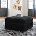 Midnight-Madness Oversized Accent Ottoman - Eclectic 79 Furniture Store