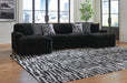 Midnight-Madness Sectional with Chaise - Eclectic 79 Furniture Store