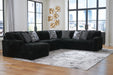 Midnight-Madness Sectional with Chaise - Eclectic 79 Furniture Store