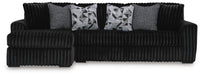 Midnight-Madness Sectional Sofa with Chaise - Eclectic 79 Furniture Store