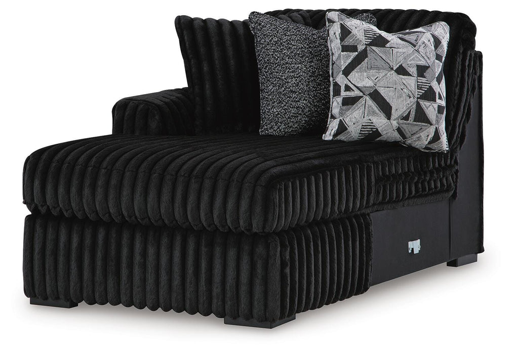 Midnight-Madness Sectional Sofa with Chaise - Eclectic 79 Furniture Store