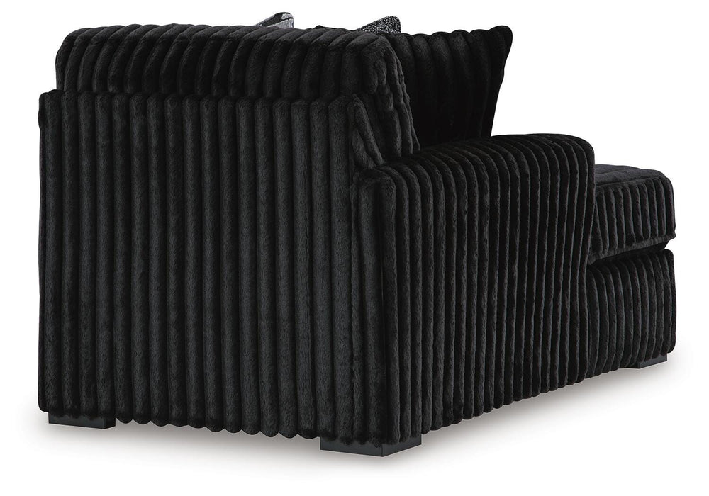 Midnight-Madness Sectional with Chaise - Eclectic 79 Furniture Store