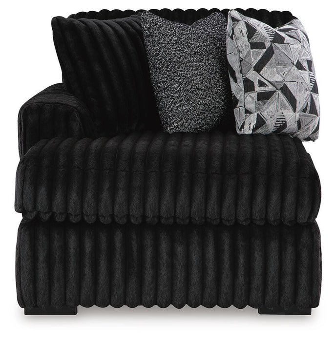Midnight-Madness Sectional Sofa with Chaise - Eclectic 79 Furniture Store