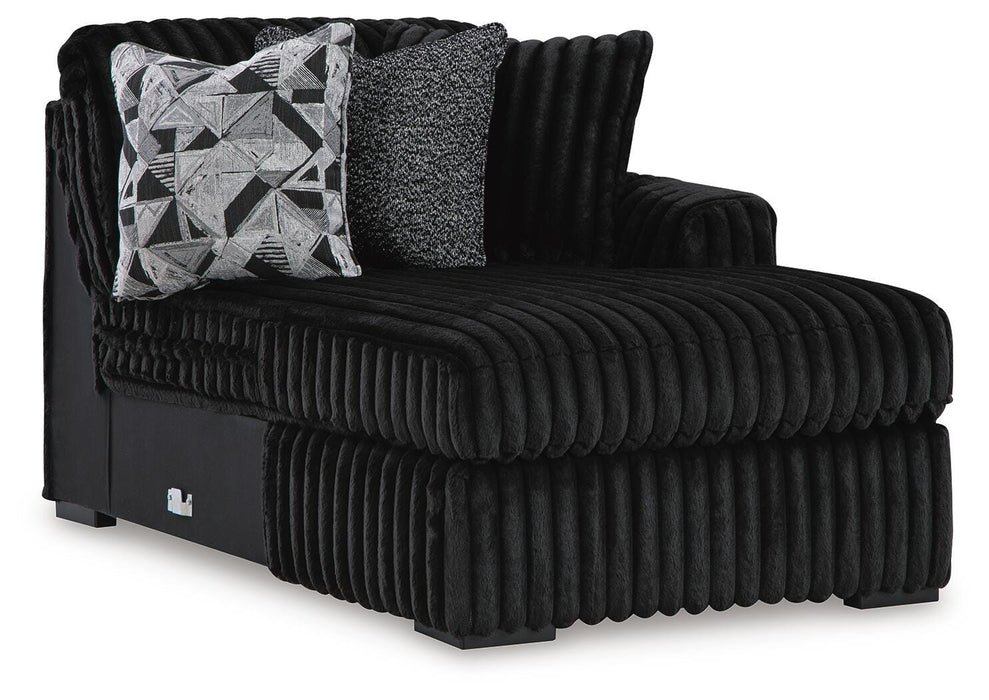 Midnight-Madness Sectional Sofa with Chaise - Eclectic 79 Furniture Store