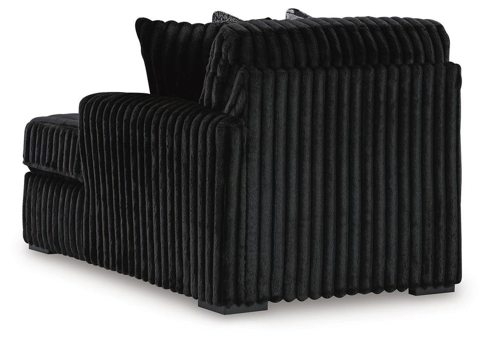 Midnight-Madness Sectional with Chaise - Eclectic 79 Furniture Store
