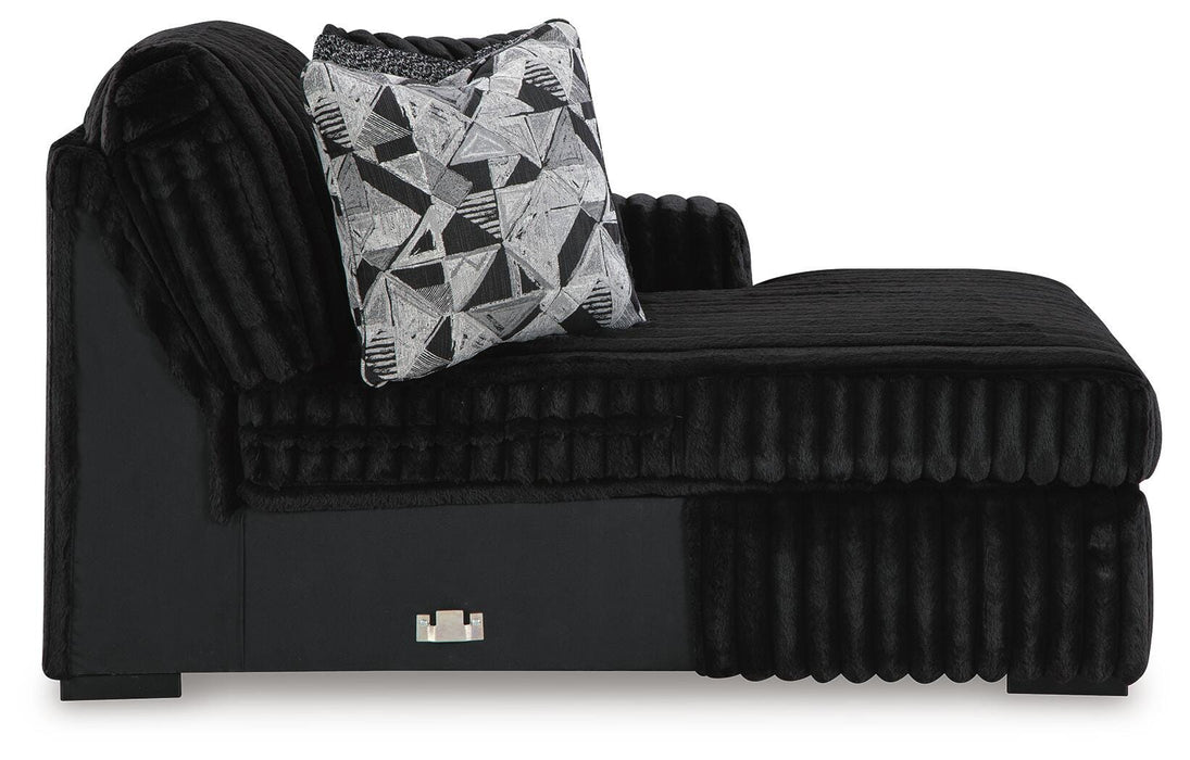 Midnight-Madness Sectional Sofa with Chaise - Eclectic 79 Furniture Store