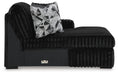 Midnight-Madness Sectional with Chaise - Eclectic 79 Furniture Store