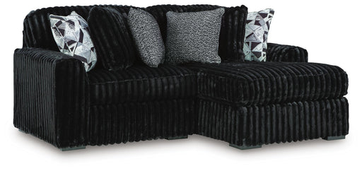 Midnight-Madness Sectional with Chaise - Eclectic 79 Furniture Store