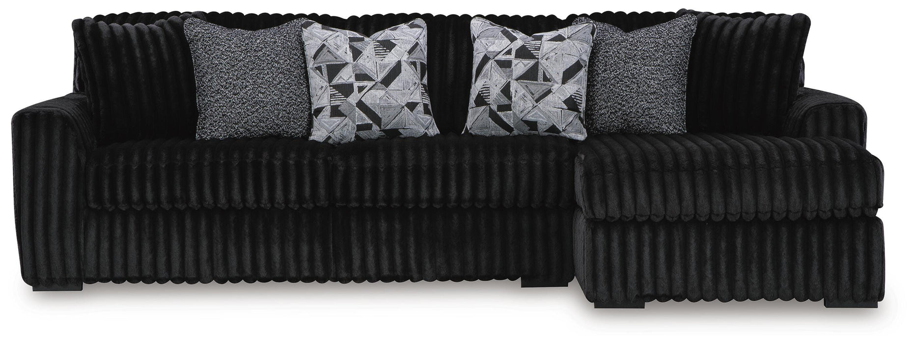 Midnight-Madness Sectional Sofa with Chaise - Eclectic 79 Furniture Store