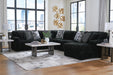 Midnight-Madness Sectional with Chaise - Eclectic 79 Furniture Store