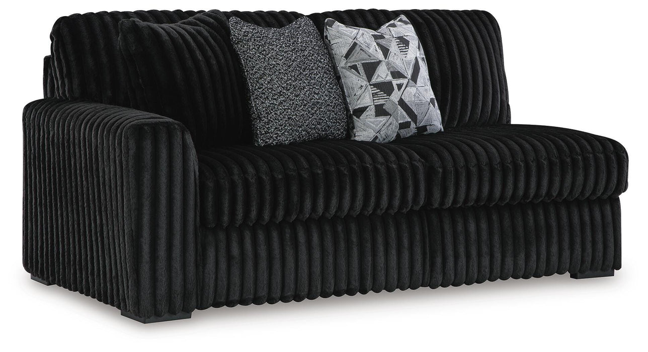 Midnight-Madness Sectional with Chaise - Eclectic 79 Furniture Store