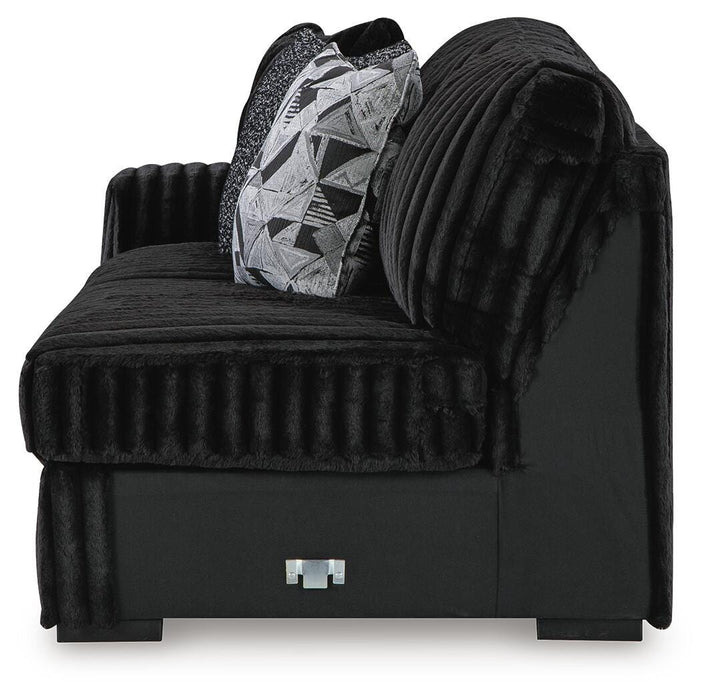 Midnight-Madness Sectional with Chaise - Eclectic 79 Furniture Store