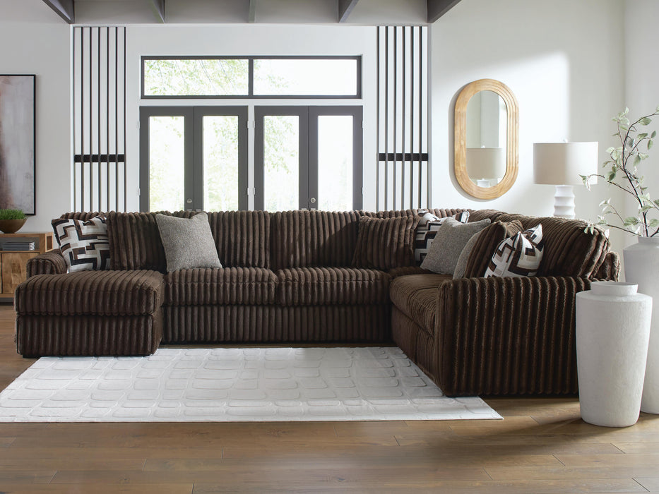 Midnight-Madness Sectional with Chaise - Eclectic 79 Furniture Store