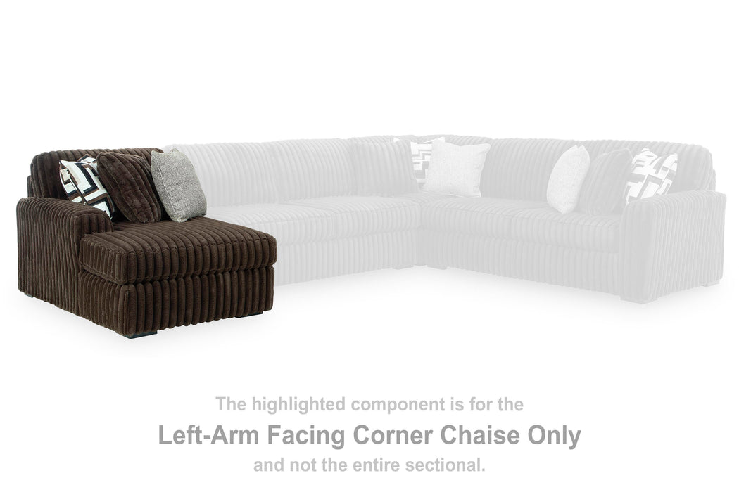 Midnight-Madness Sectional with Chaise - Eclectic 79 Furniture Store