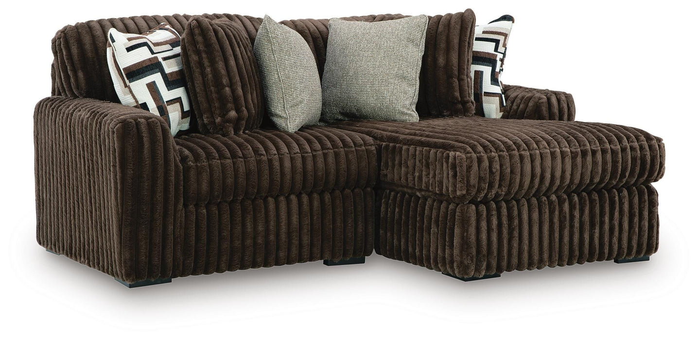 Midnight-Madness Sectional with Chaise - Eclectic 79 Furniture Store