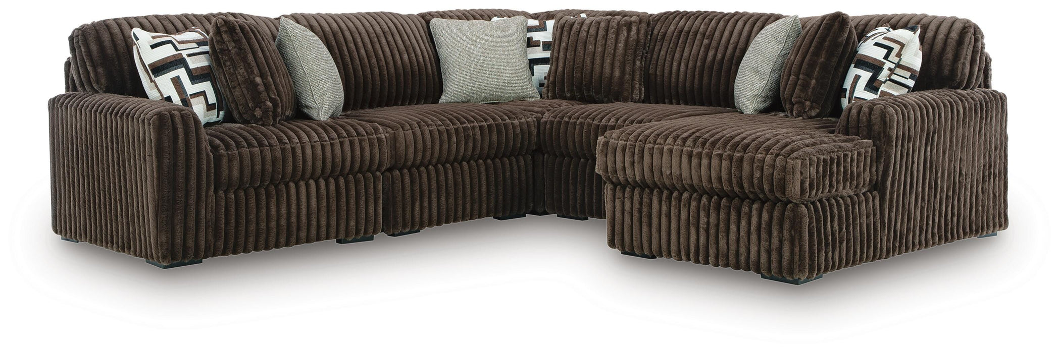 Midnight-Madness Sectional with Chaise - Eclectic 79 Furniture Store