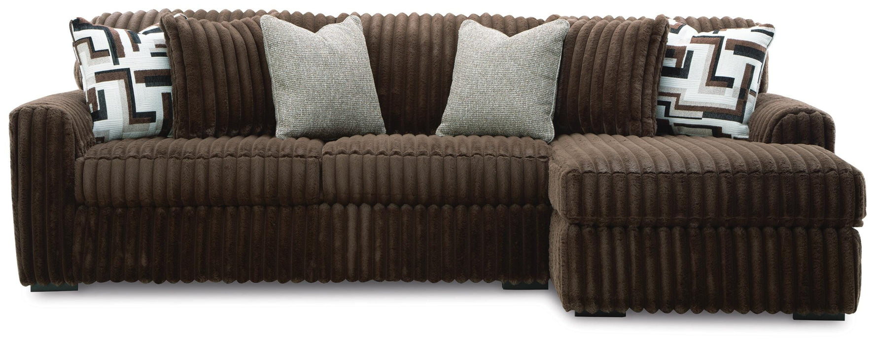 Midnight-Madness Sectional Sofa with Chaise - Eclectic 79 Furniture Store
