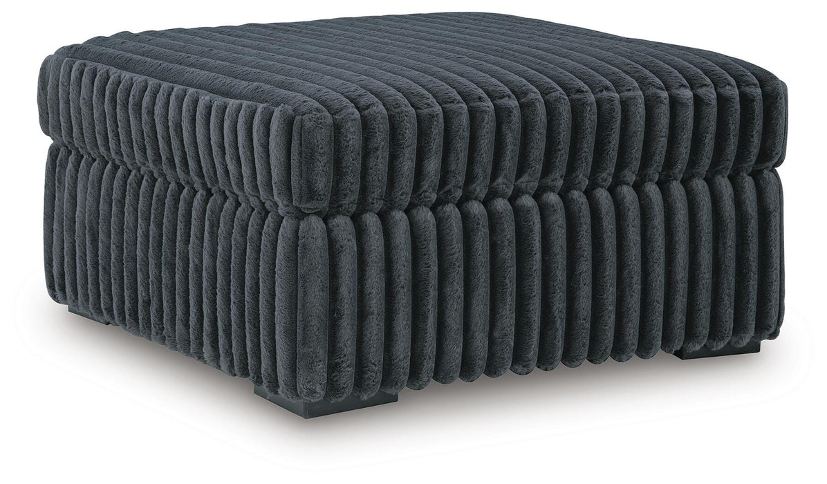 Midnight-Madness Oversized Accent Ottoman - Eclectic 79 Furniture Store