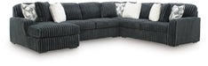 Midnight-Madness Sectional with Chaise - Eclectic 79 Furniture Store