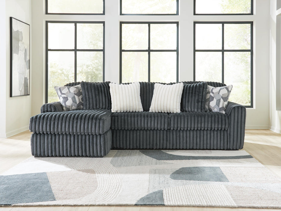 Midnight-Madness Sectional Sofa with Chaise - Eclectic 79 Furniture Store