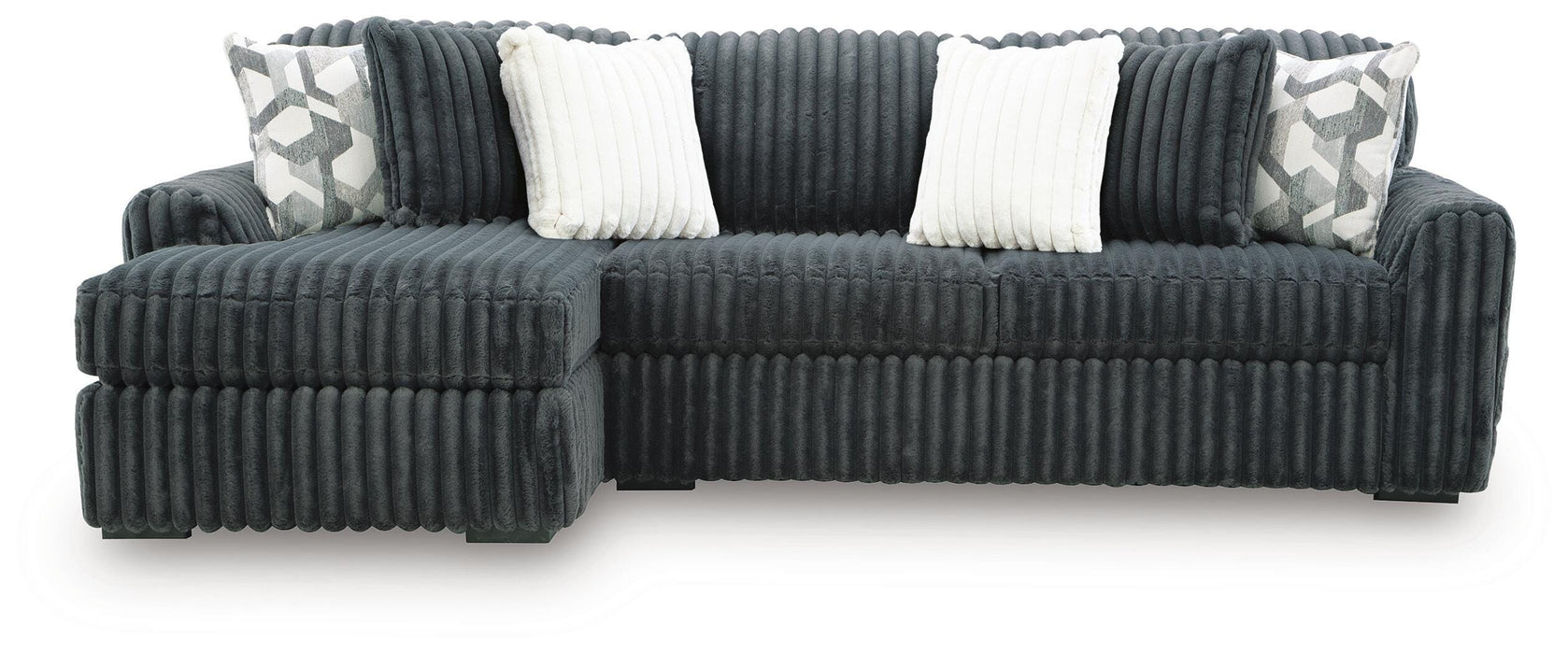 Midnight-Madness Sectional Sofa with Chaise - Eclectic 79 Furniture Store